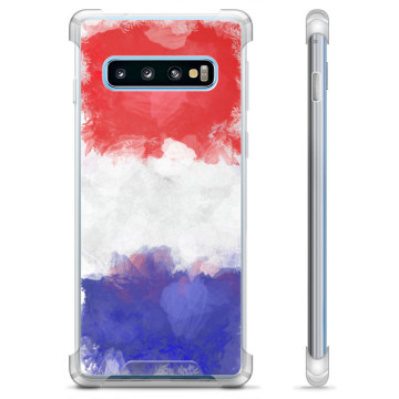 Samsung Galaxy S10 Hybridskal - Fransk Flagga