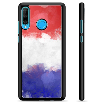 Huawei P30 Lite Skyddsskal - Fransk Flagga