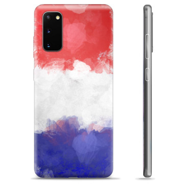 Samsung Galaxy S20 TPU-skal - Fransk Flagga