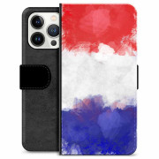 iPhone 13 Pro Premium Plånboksfodral - Fransk Flagga
