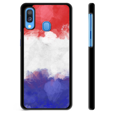 Samsung Galaxy A40 Skyddsskal - Fransk Flagga