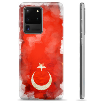 Samsung Galaxy S20 Ultra TPU-skal - Turkisk Flagga