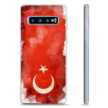 Samsung Galaxy S10+ TPU-skal - Turkisk Flagga