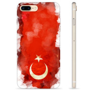 iPhone 7 Plus / iPhone 8 Plus TPU-skal - Turkisk Flagga