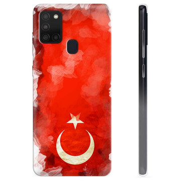 Samsung Galaxy A21s TPU-skal - Turkisk Flagga