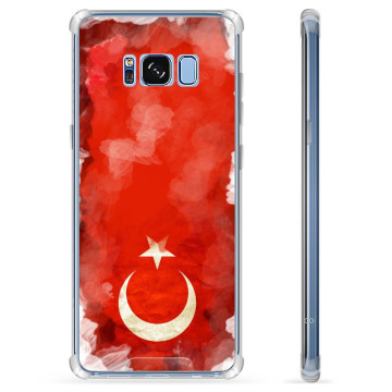 Samsung Galaxy S8 Hybridskal - Turkisk Flagga