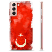 Samsung Galaxy S21 5G TPU-skal - Turkisk Flagga