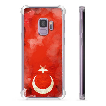 Samsung Galaxy S9 Hybridskal - Turkisk Flagga