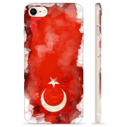 iPhone 7/8/SE (2020)/SE (2022) TPU-skal - Turkisk Flagga