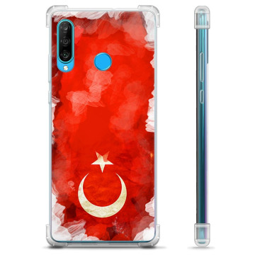 Huawei P30 Lite Hybridskal - Turkisk Flagga