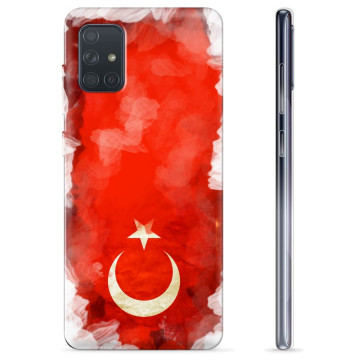 Samsung Galaxy A71 TPU-skal - Turkisk Flagga