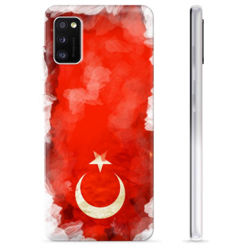 Samsung Galaxy A41 TPU-skal - Turkisk Flagga