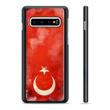 Samsung Galaxy S10+ Skyddsskal - Turkisk Flagga