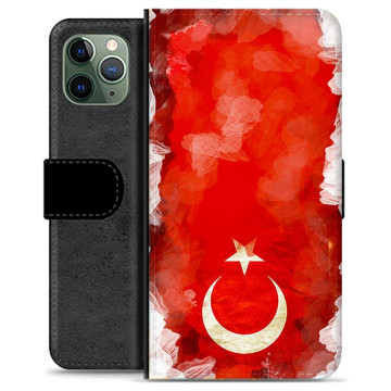 iPhone 11 Pro Premium Plånboksfodral - Turkisk Flagga