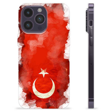 iPhone 14 Pro Max TPU-skal - Turkisk Flagga