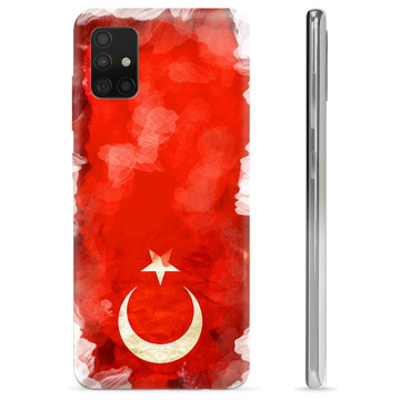 Samsung Galaxy A51 TPU-skal - Turkisk Flagga