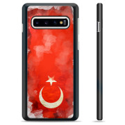 Samsung Galaxy S10 Skyddsskal - Turkisk Flagga