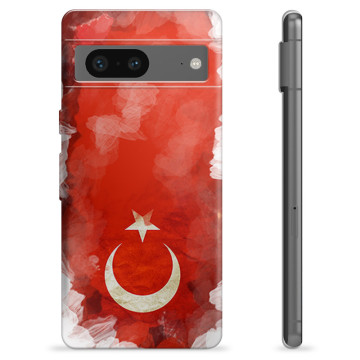 Google Pixel 7 TPU-skal - Turkisk Flagga