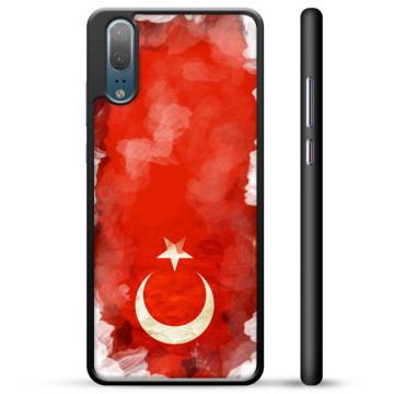 Huawei P20 Skyddsskal - Turkisk Flagga