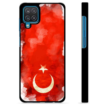 Samsung Galaxy A12 Skyddsskal - Turkisk Flagga