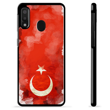 Samsung Galaxy A20e Skyddsskal - Turkisk Flagga