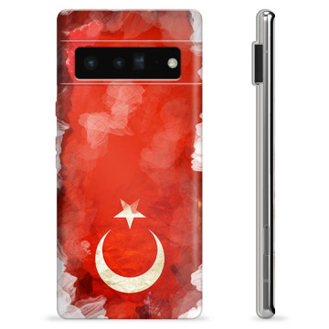 Google Pixel 6 Pro TPU-skal - Turkisk Flagga