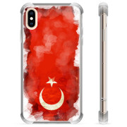 iPhone X / iPhone XS Hybridskal - Turkisk Flagga