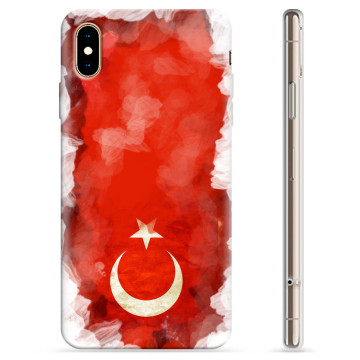 iPhone XS Max TPU-skal - Turkisk Flagga