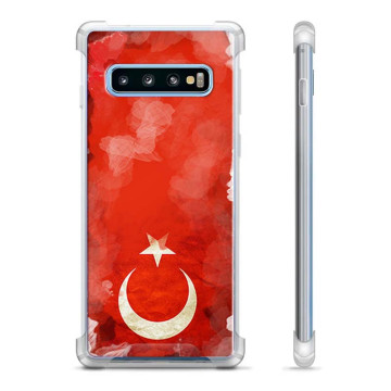 Samsung Galaxy S10+ Hybridskal - Turkisk Flagga