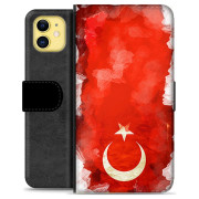 iPhone 11 Premium Plånboksfodral - Turkisk Flagga