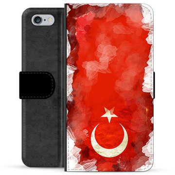 iPhone 6 Plus / 6S Plus Premium Plånboksfodral - Turkisk Flagga