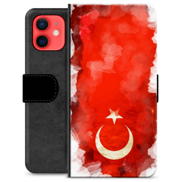 iPhone 12 mini Premium Plånboksfodral - Turkisk Flagga