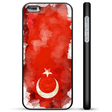 iPhone 5/5S/SE Skyddsskal - Turkisk Flagga