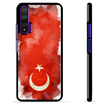 Huawei Nova 5T Skyddsskal - Turkisk Flagga