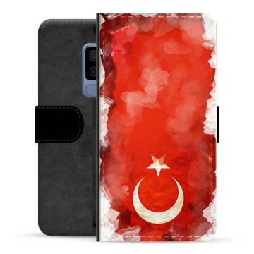 Samsung Galaxy S9 Premium Plånboksfodral - Turkisk Flagga