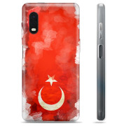 Samsung Galaxy Xcover Pro TPU-skal - Turkisk Flagga