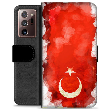 Samsung Galaxy Note20 Ultra Premium Plånboksfodral - Turkisk Flagga