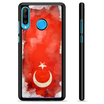 Huawei P30 Lite Skyddsskal - Turkisk Flagga