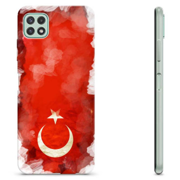 Samsung Galaxy A22 5G TPU-skal - Turkisk Flagga