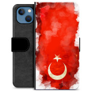 iPhone 13 Premium Plånboksfodral - Turkisk Flagga