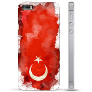 iPhone 5/5S/SE Hybridskal - Turkisk Flagga