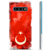 Samsung Galaxy S10 TPU-skal - Turkisk Flagga