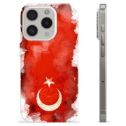 iPhone 15 Pro TPU-skal - Turkisk Flagga