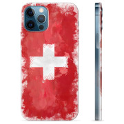 iPhone 12 Pro TPU-skal- Schweizisk Flagga