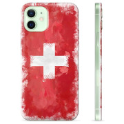iPhone 12 TPU-skal - Schweiziska Flaggan