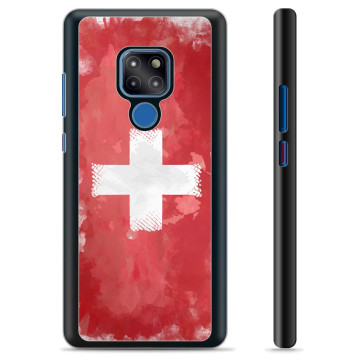 Huawei Mate 20 Skyddsskal - Schweizisk Flagga