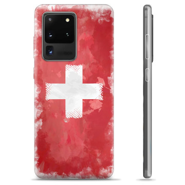 Samsung Galaxy S20 Ultra TPU-skal - Schweizisk Flagga