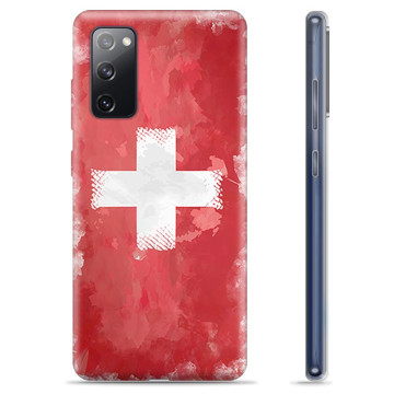 Samsung Galaxy S20 FE TPU-skal - Schweizisk Flagga