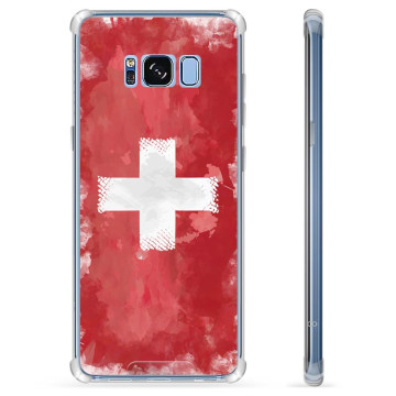 Samsung Galaxy S8 Hybridskal - Schweizisk Flagga