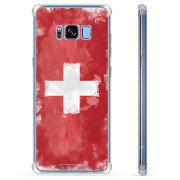 Samsung Galaxy S8+ Hybridskal - Schweizisk Flagga
